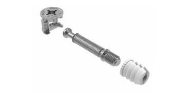 Minifix Set with Plastic Dowel