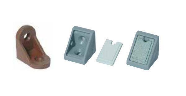 Plastic Single Corner Connector with Cap