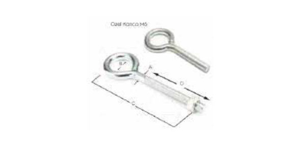Metric Closed Eye Bolt