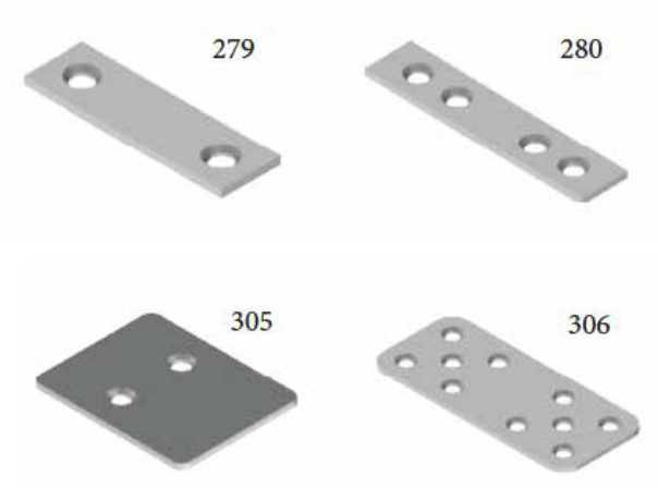 Flat Angle Brackets