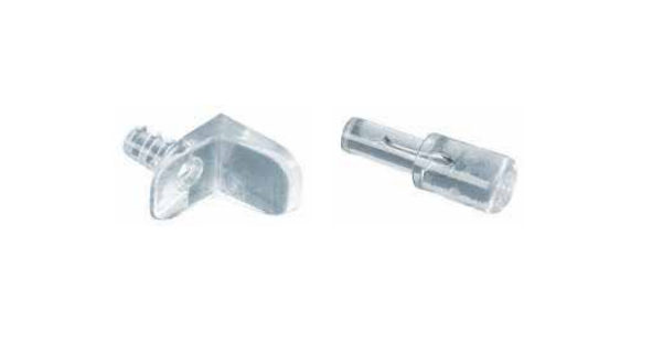 Plastic Clear Shelf Pin