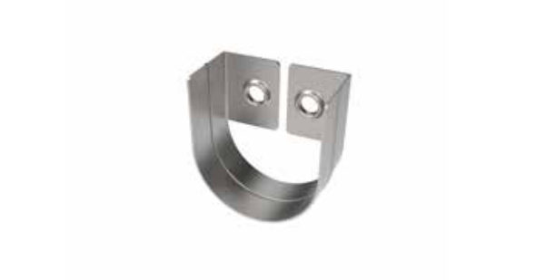 Wardrobe Tube Flange - 2 Holes