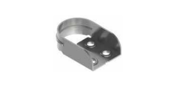 Wardrobe Tube Flange - 4 Holes