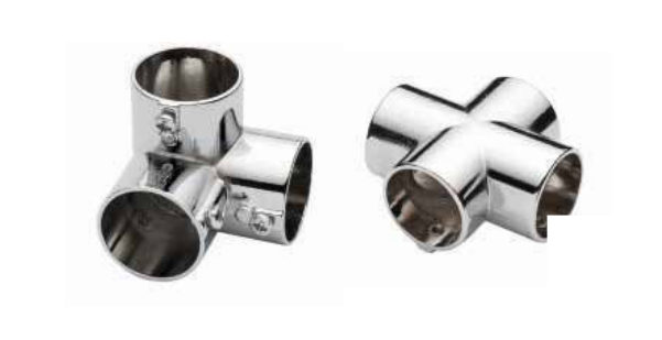 3-way and 4-way Tube Flanges